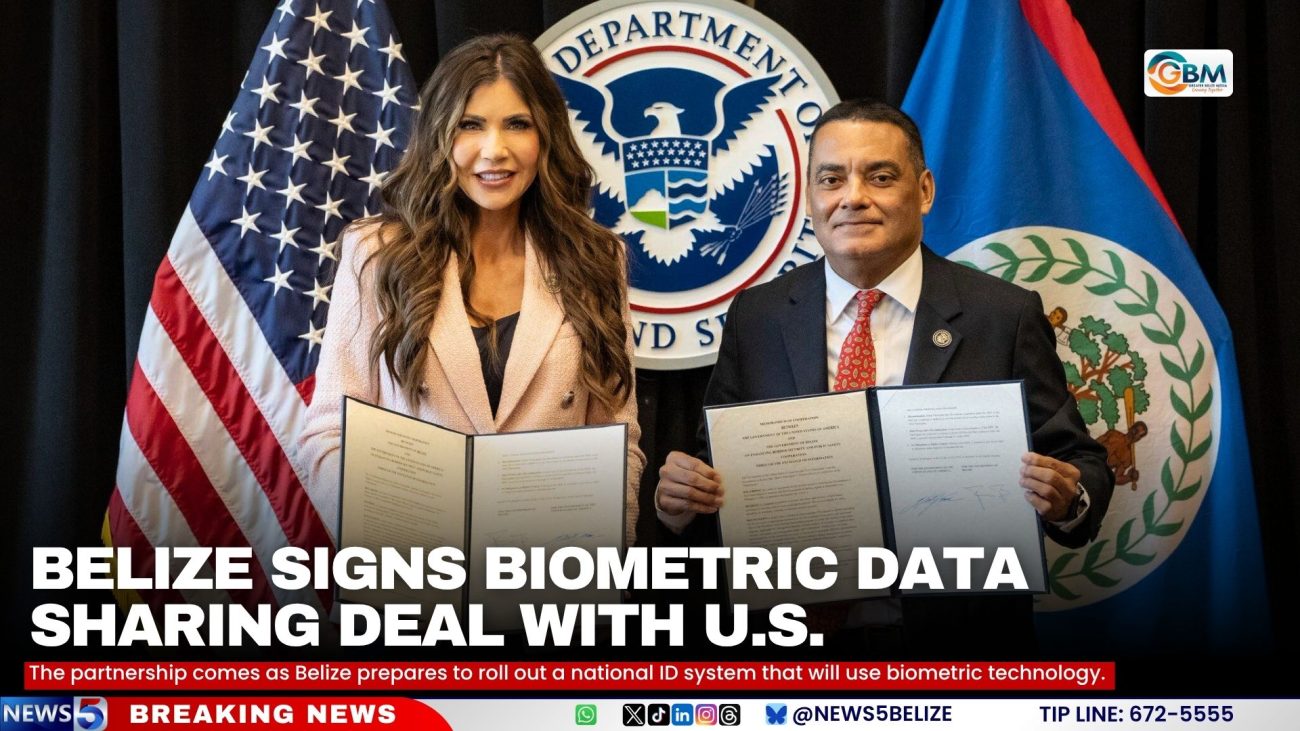 Belize Signs Biometric Data Sharing Deal with U.S.