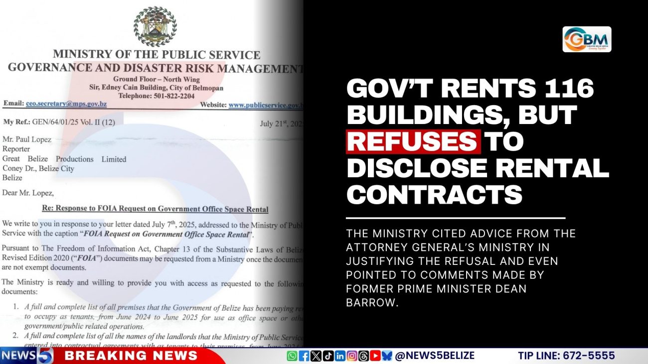 Gov’t Rents 116 Buildings, But Refuses to Disclose Rental Contracts