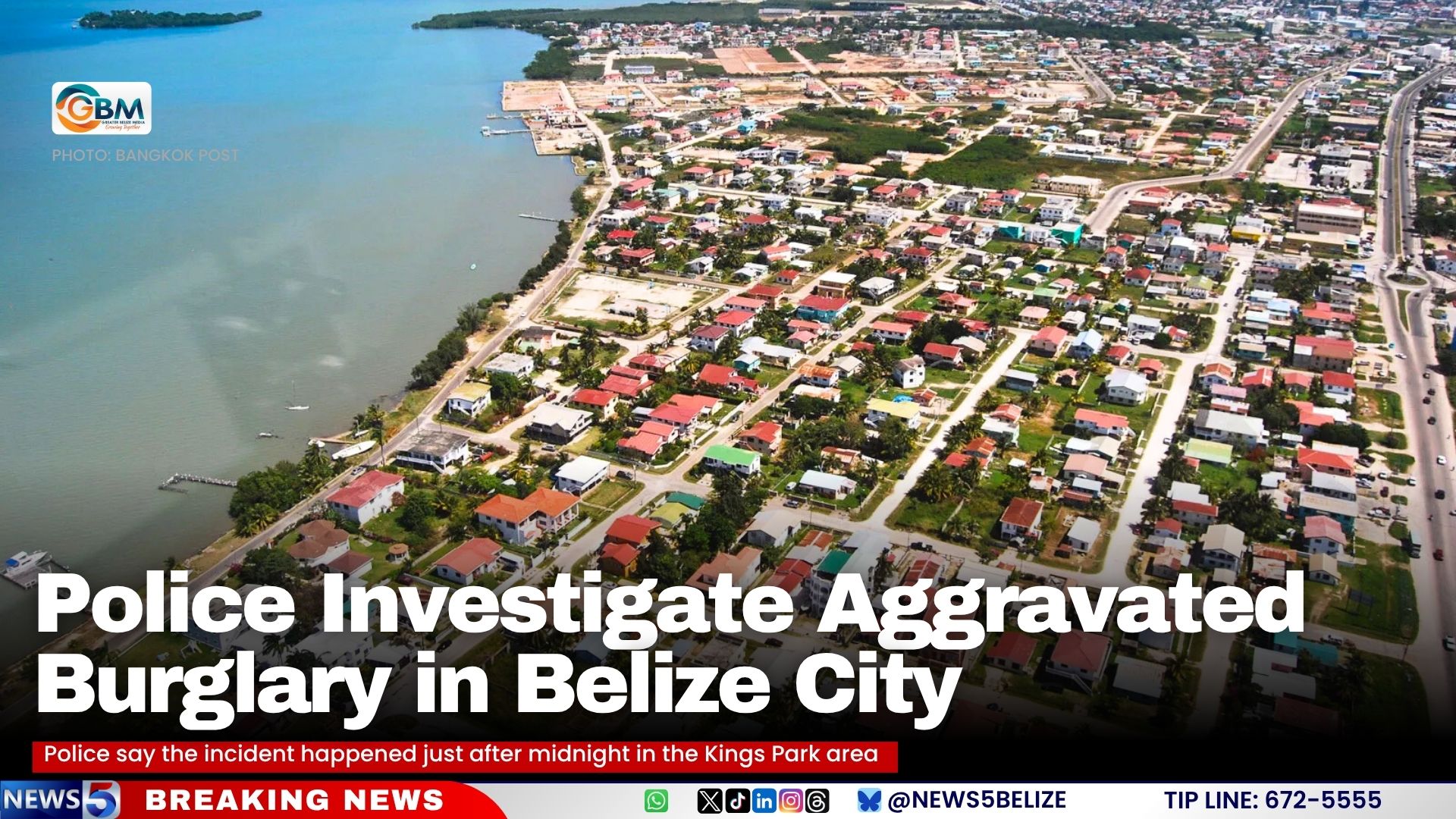 Police Investigate Aggravated Burglary in Belize City