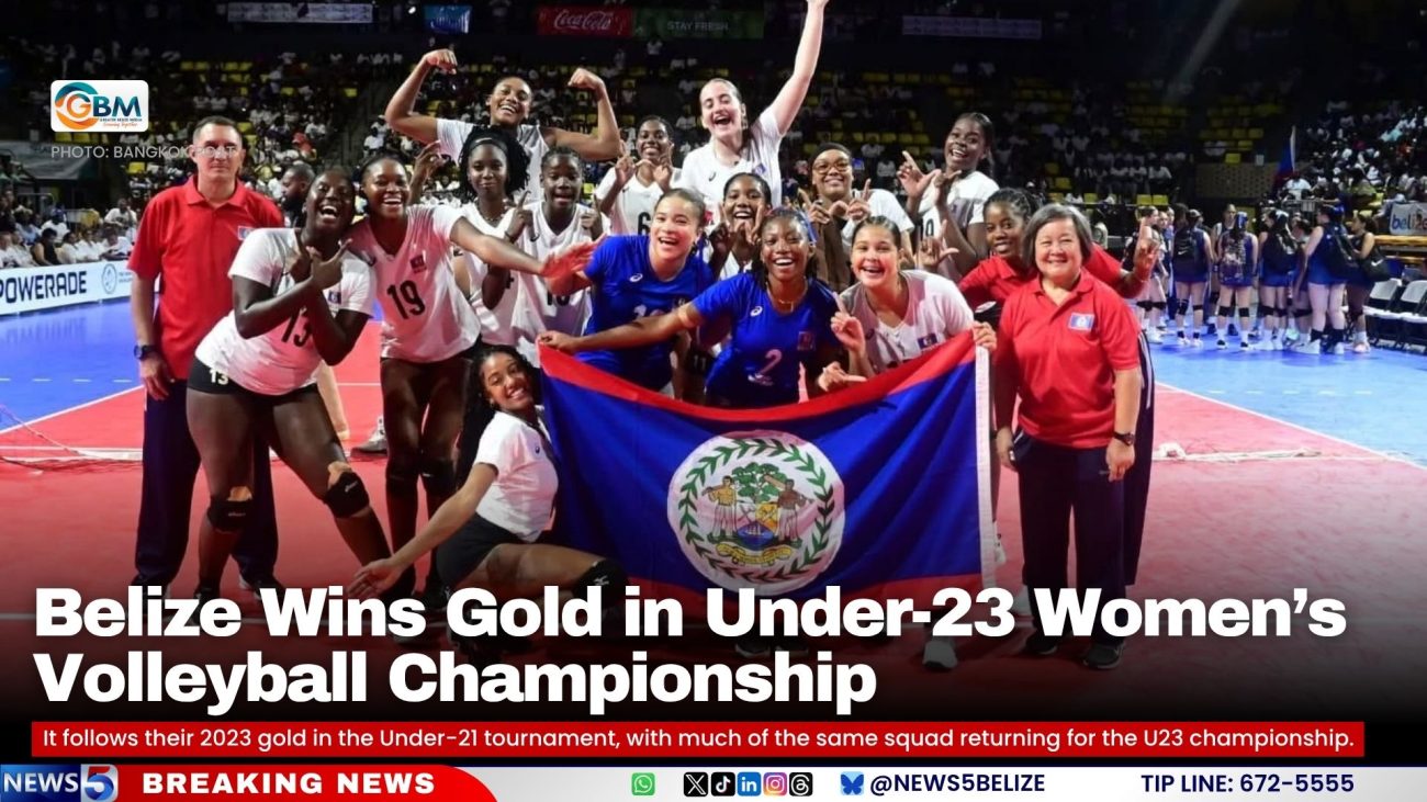Belize Wins Gold in Under-23 Women’s Volleyball Championship