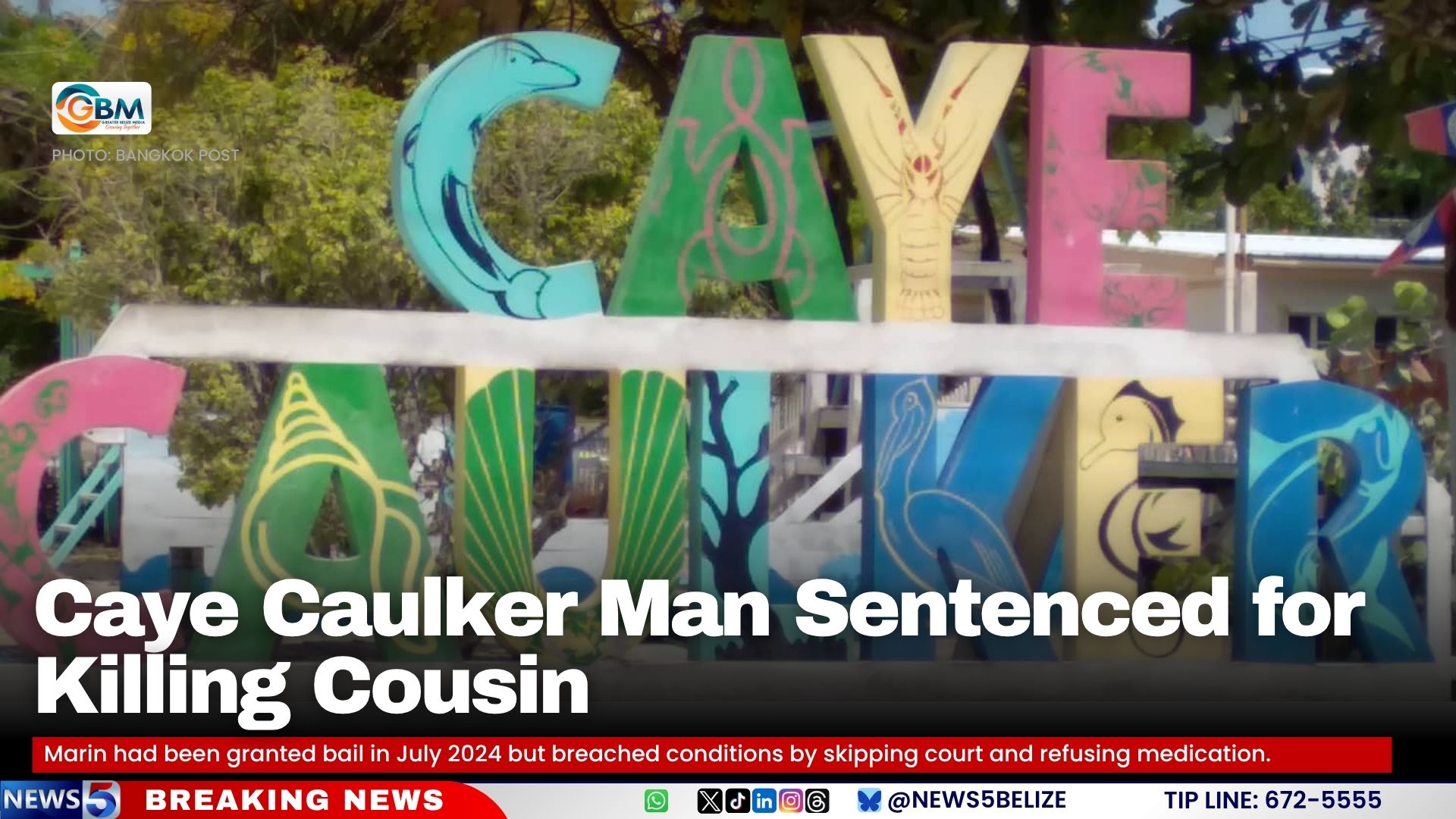 Caye Caulker Man Sentenced for Killing Cousin