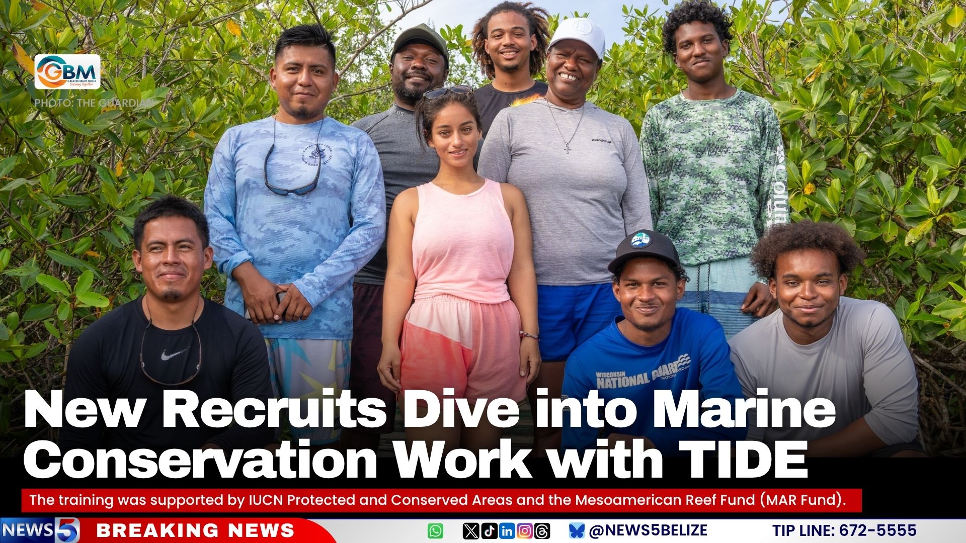 New Recruits Dive into Marine Conservation Work with TIDE