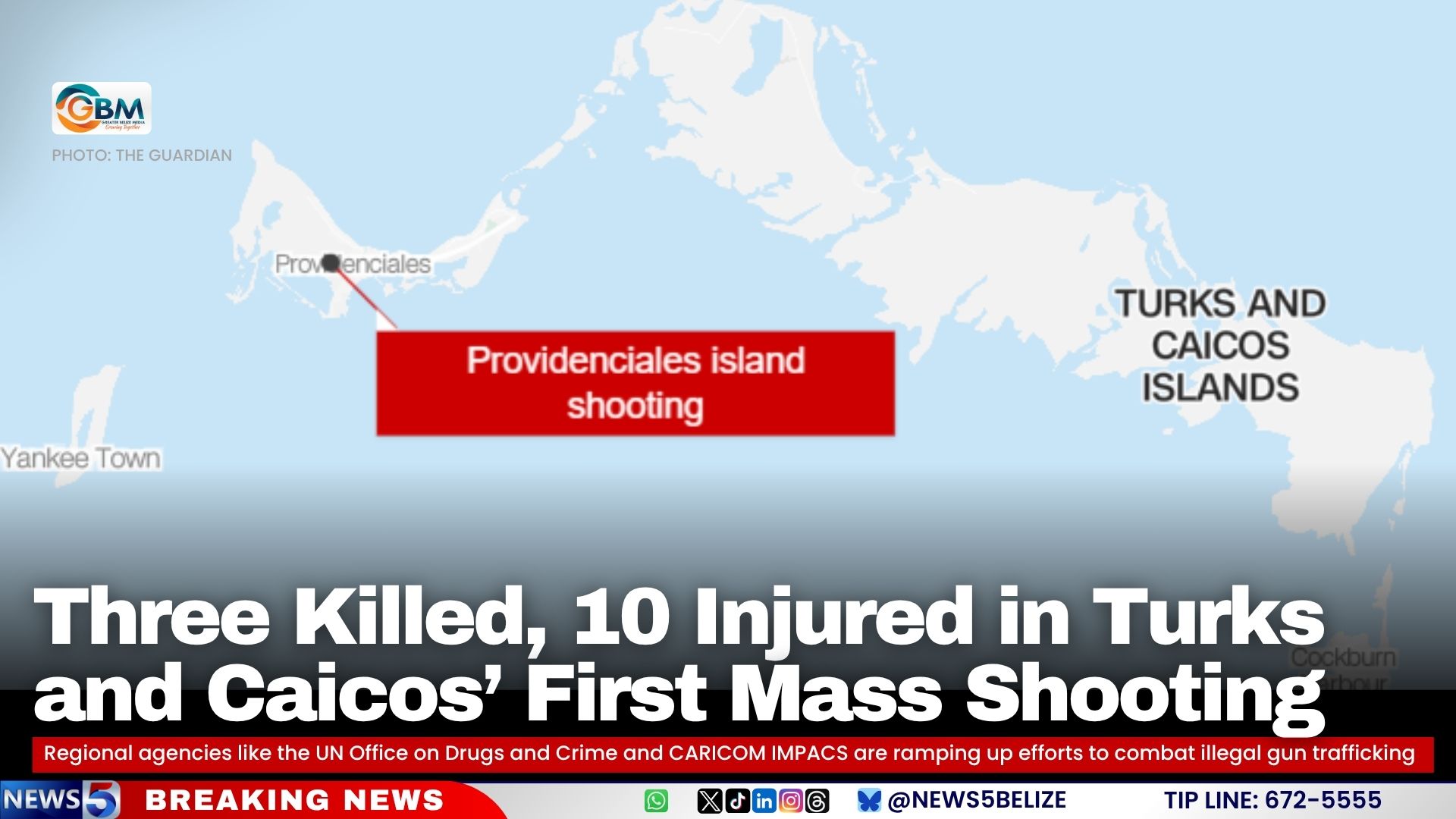 Three Killed, 10 Injured in Turks and Caicos’ First Mass Shooting