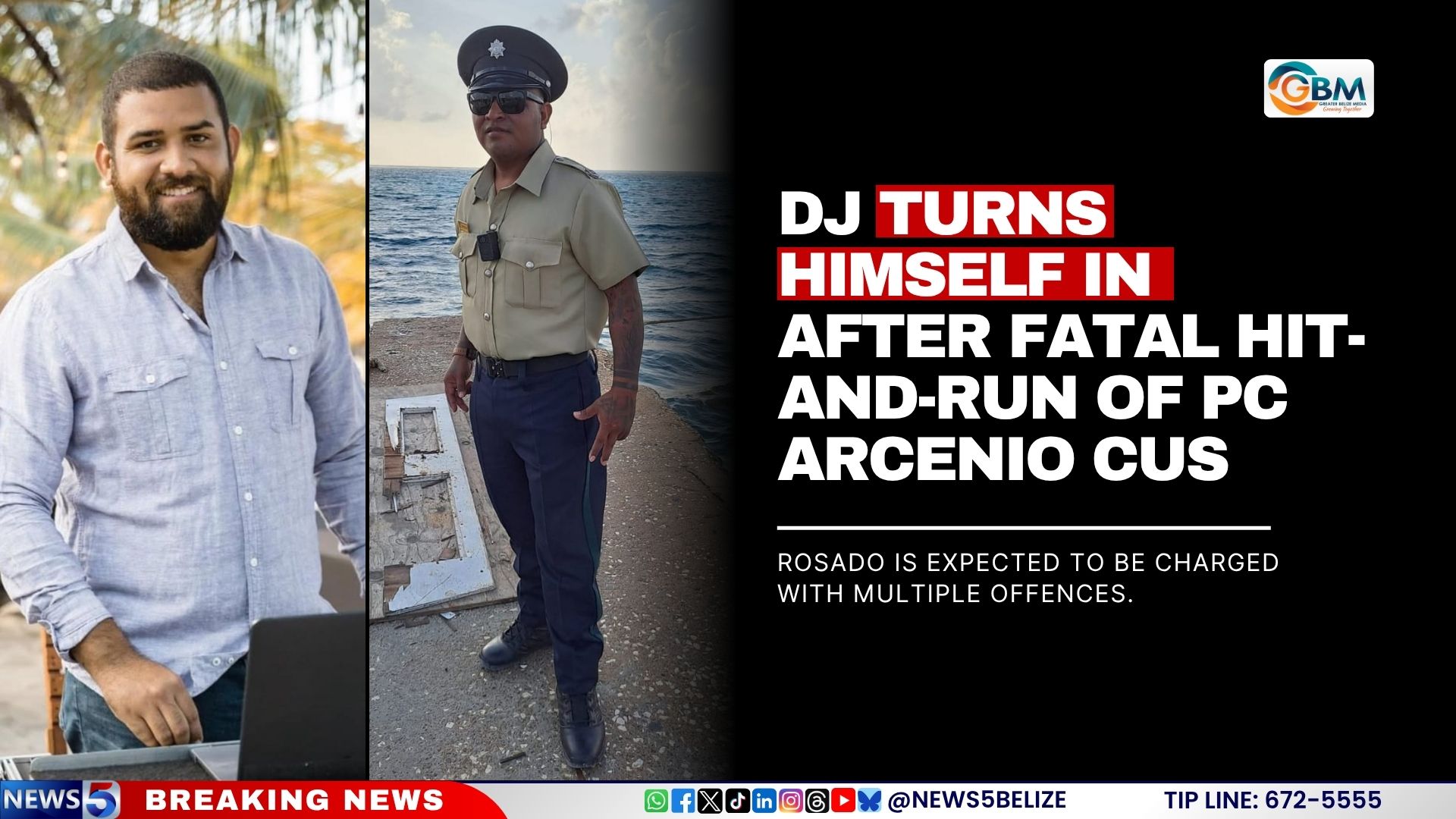 DJ Turns Himself In After Fatal Hit-and-Run of PC Arcenio Cus