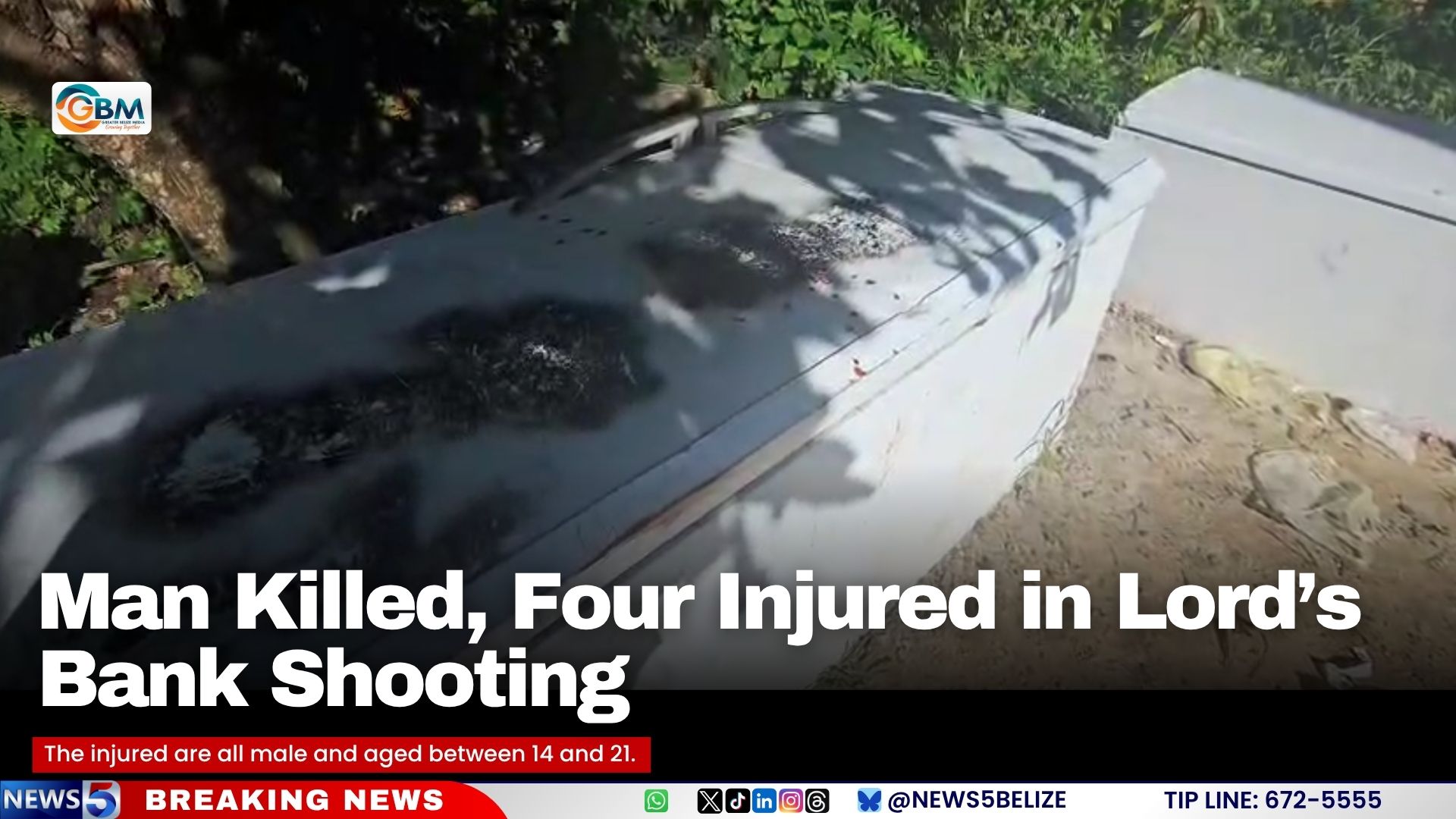 Man Killed, Four Injured in Lord’s Bank Shooting