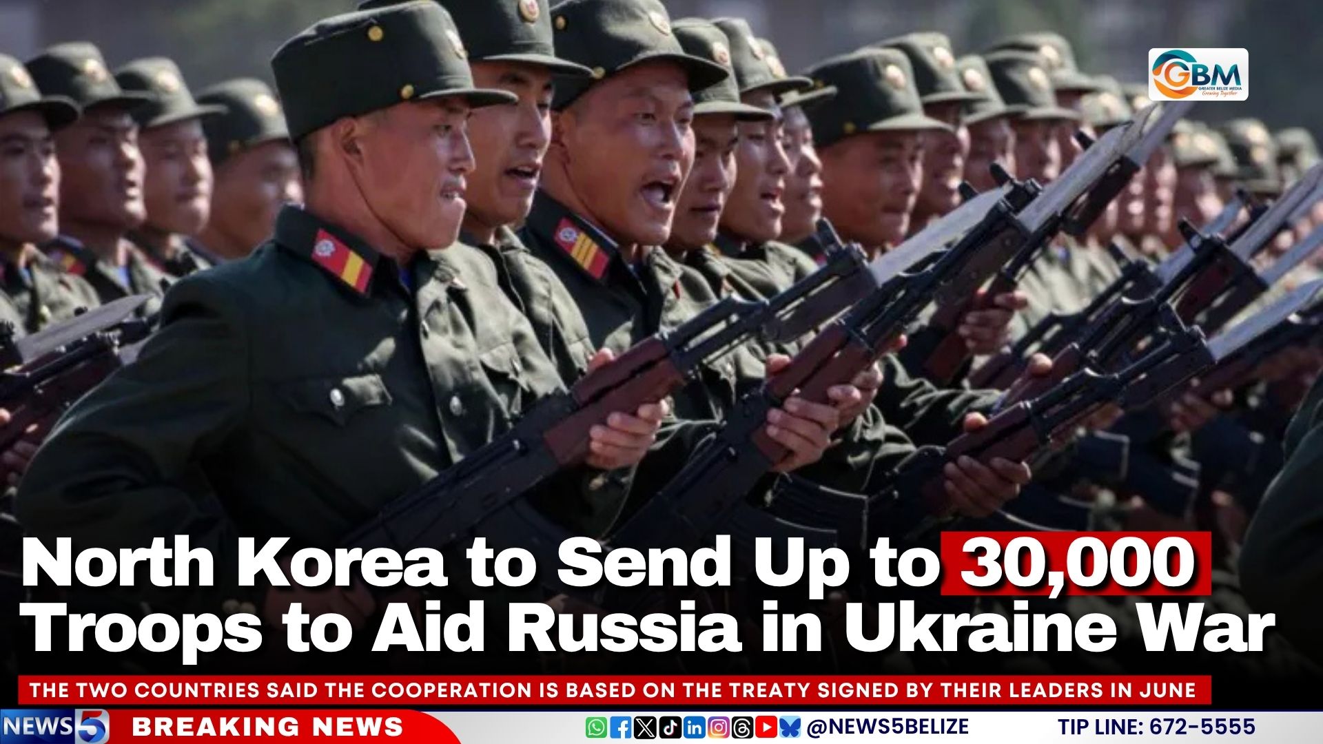North Korea to Send Up to 30,000 Troops to Aid Russia in Ukraine War