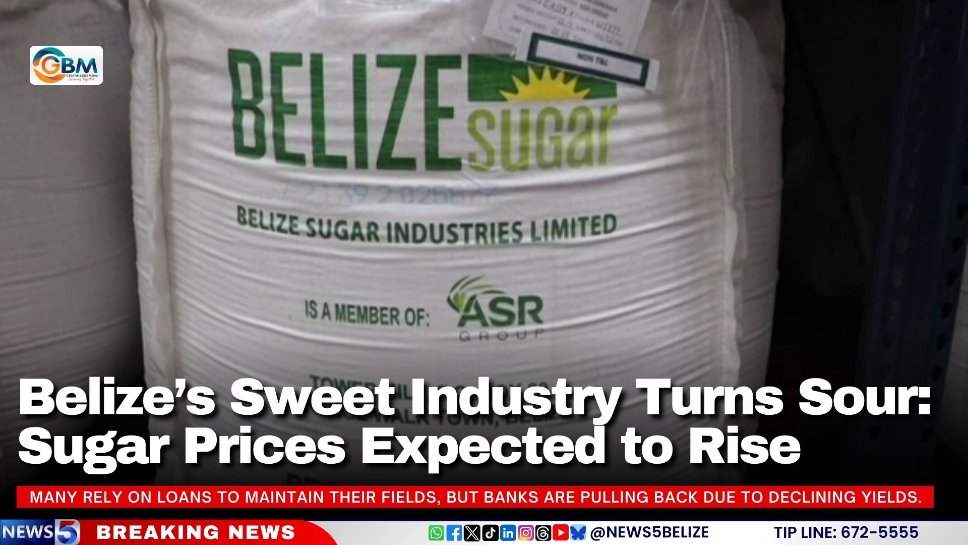 Belize’s Sweet Industry Turns Sour: Sugar Prices Expected to Rise 
