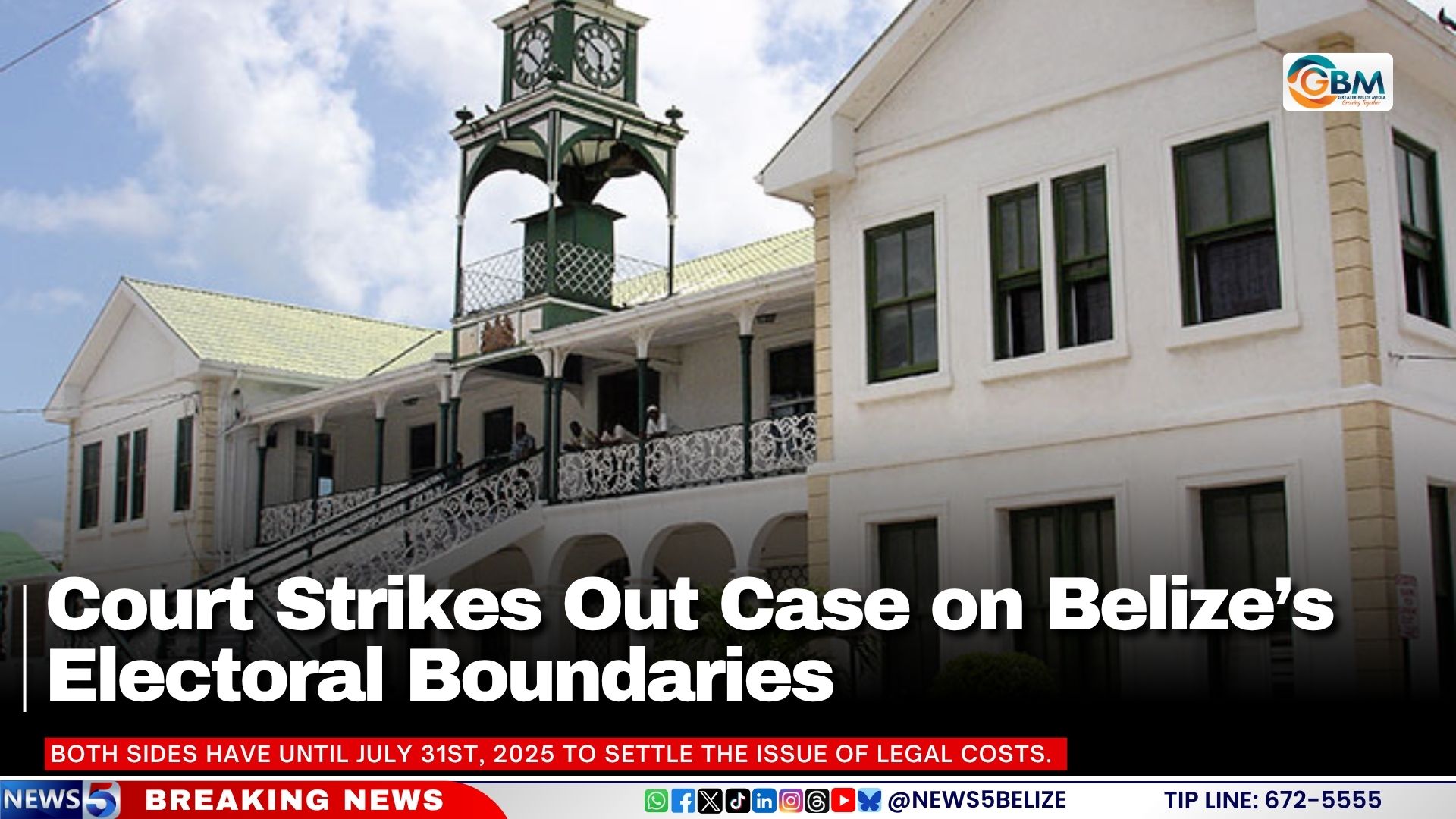 Court Strikes Out Case on Belize’s Electoral Boundaries