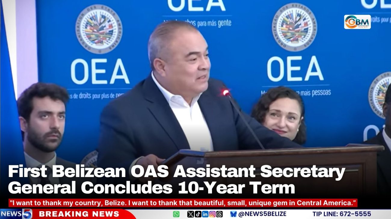 First Belizean OAS Assistant Secretary General Concludes 10-Year Term