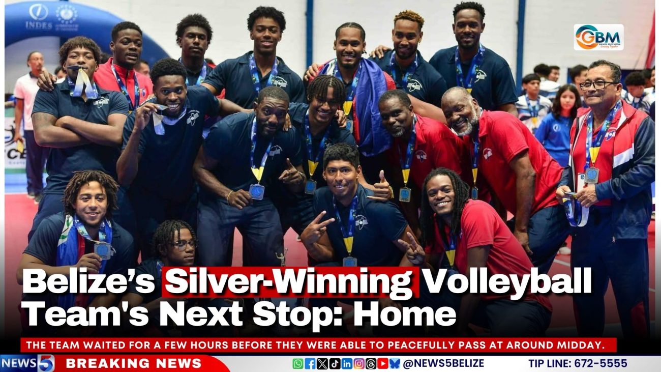 Belize’s Silver-Winning Volleyball Team's Next Stop: Home