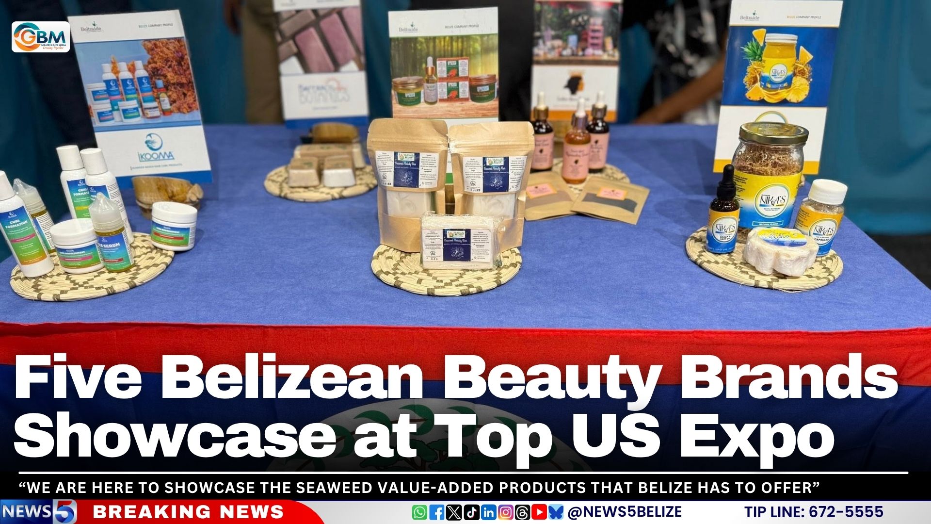 Five Belizean Beauty Brands Showcase at Top US Expo