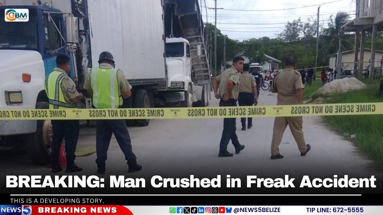 BREAKING: Man Crushed in Freak Accident