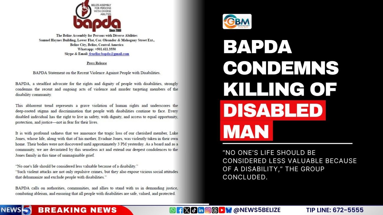 BAPDA Condemns Killing of Disabled Man