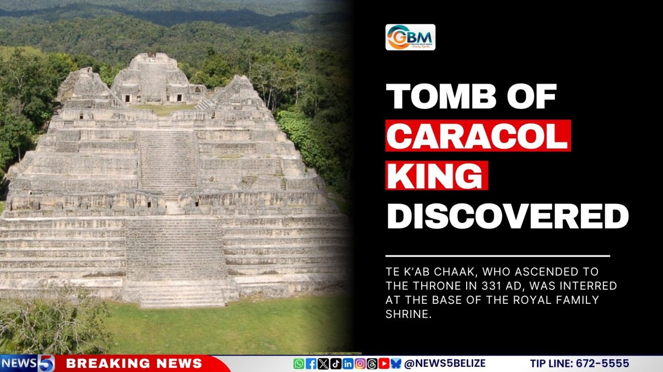 Tomb of Caracol King Discovered