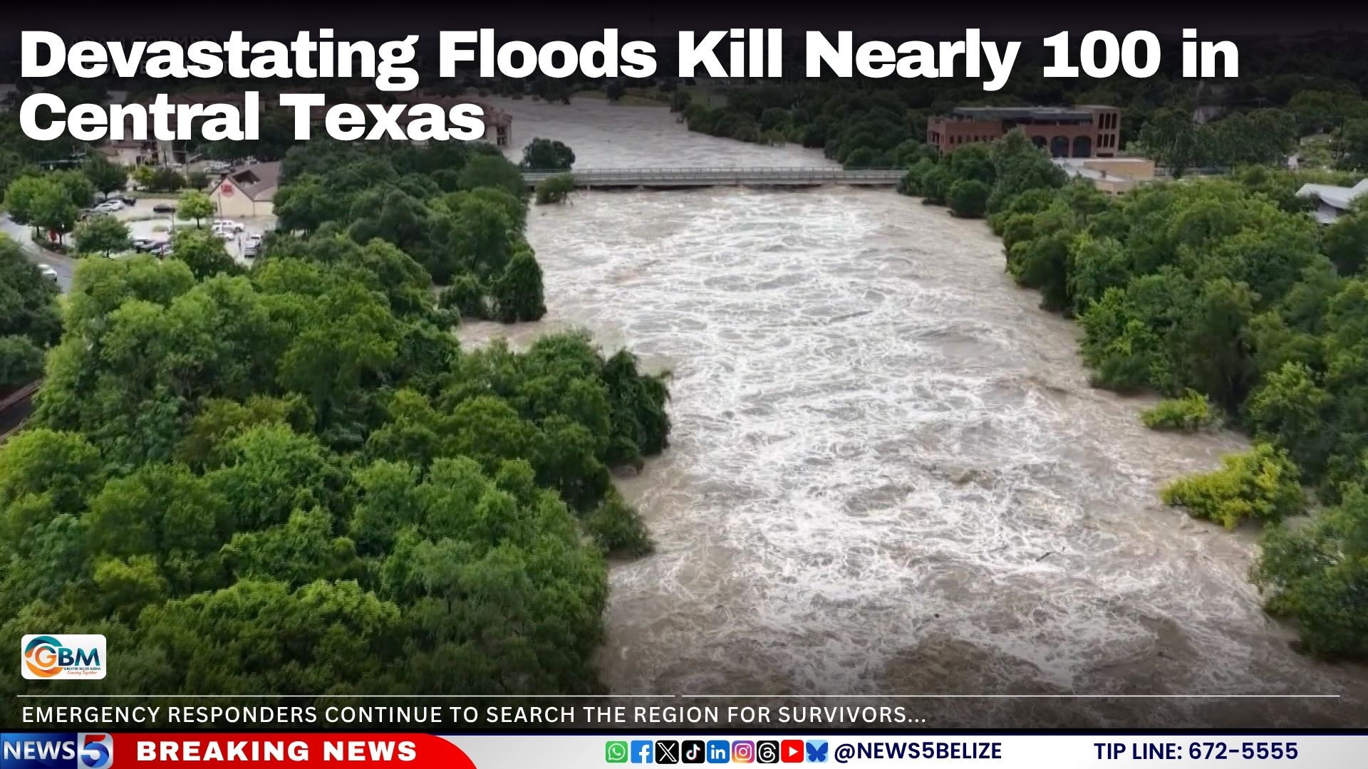 Devastating Floods Kill Nearly 100 in Central Texas