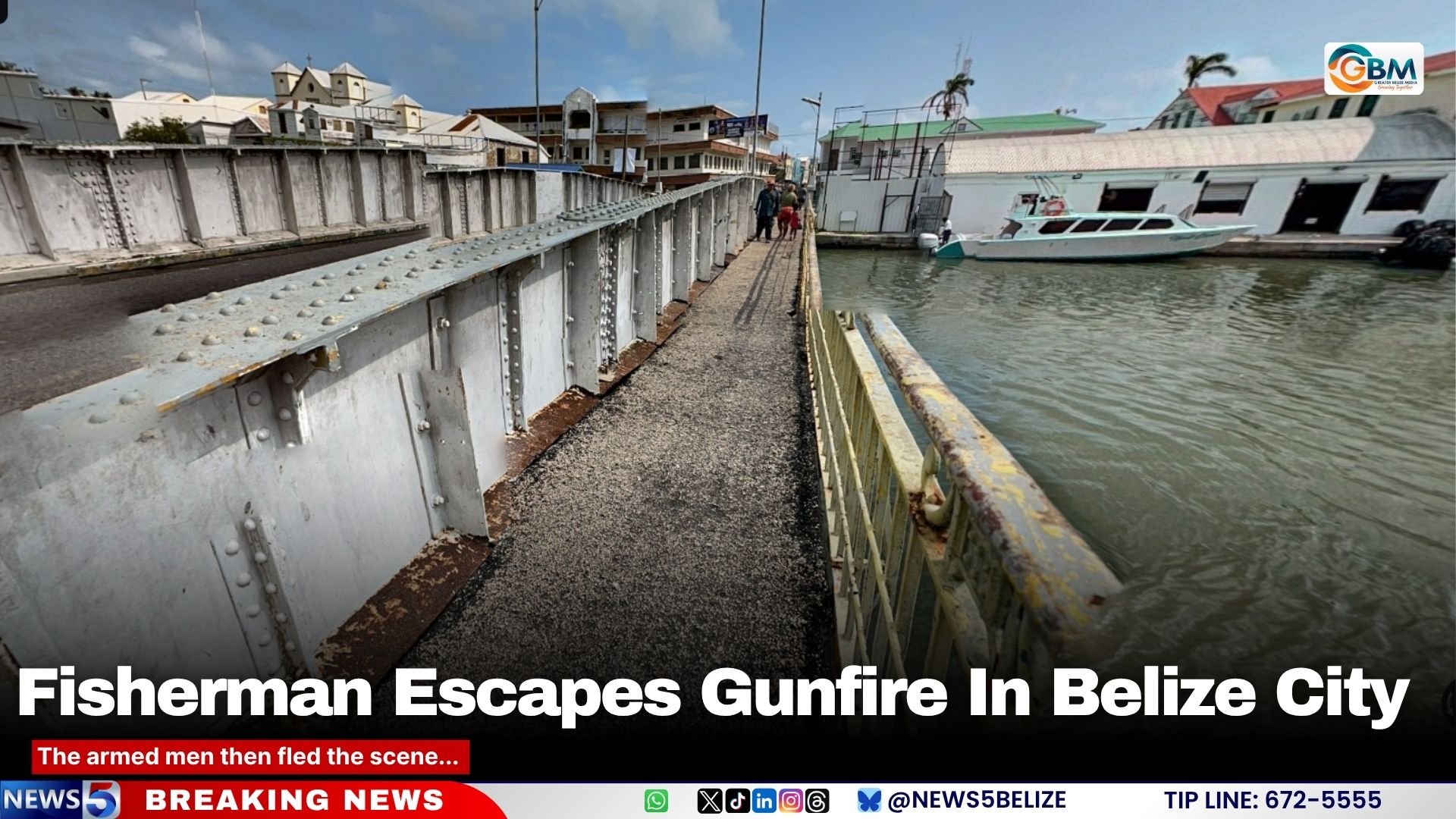 Fisherman Escapes Gunfire In Belize City