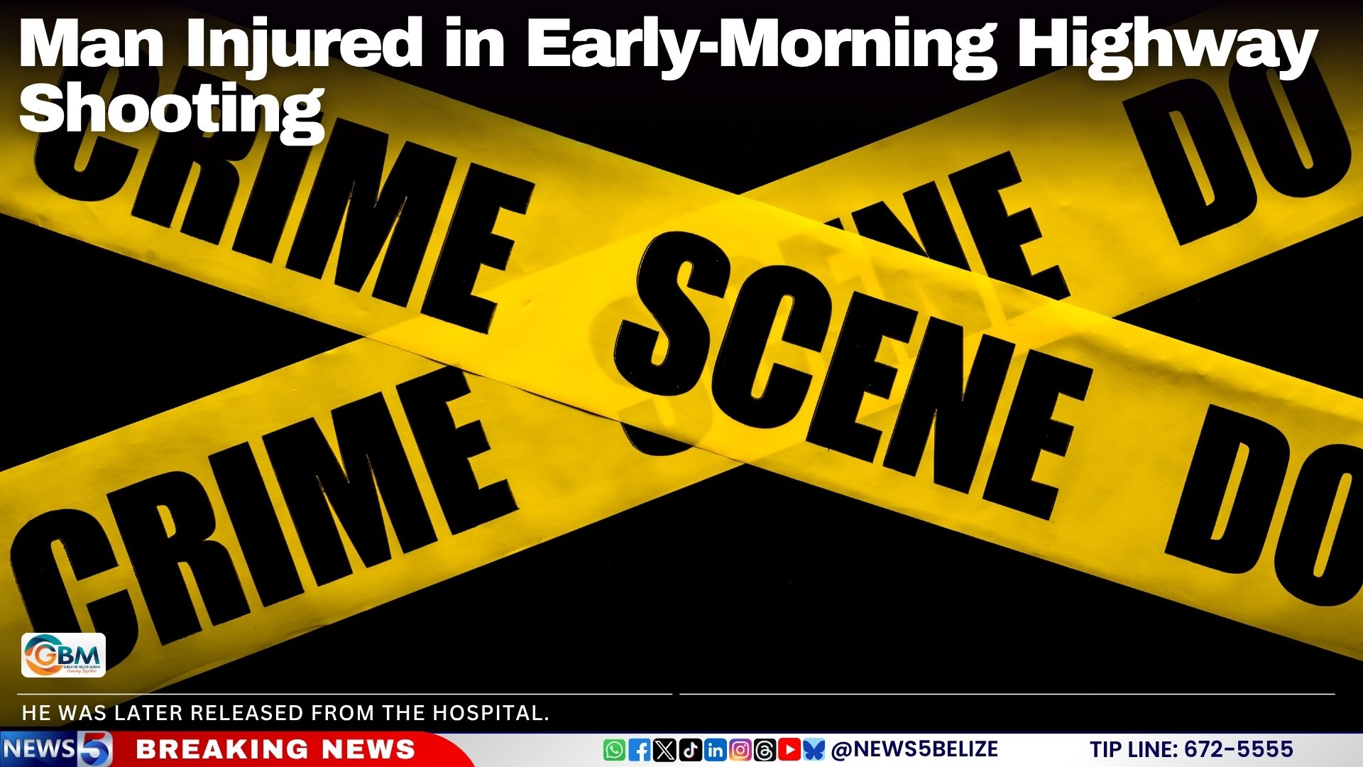 Man Injured in Early-Morning Highway Shooting