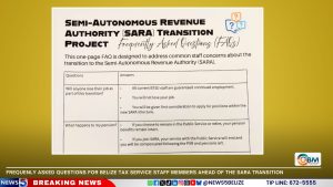 Belize Tax Department Transitions to SARA: "No One to Lose Jobs"