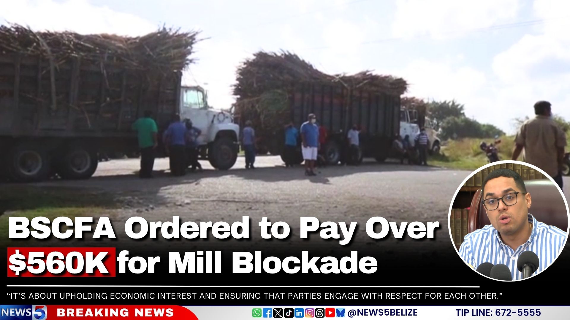 BSCFA Ordered to Pay Over $560K for Mill Blockade