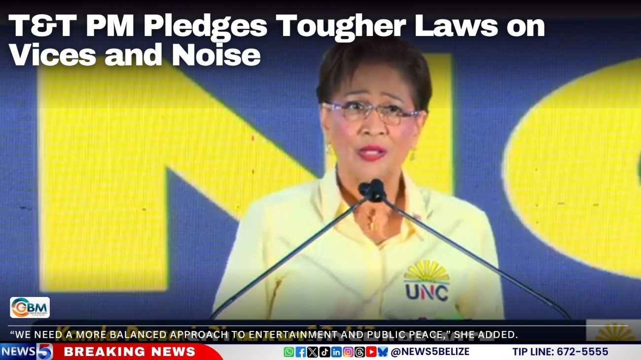 T&T PM Pledges Tougher Laws on Vices and Noise