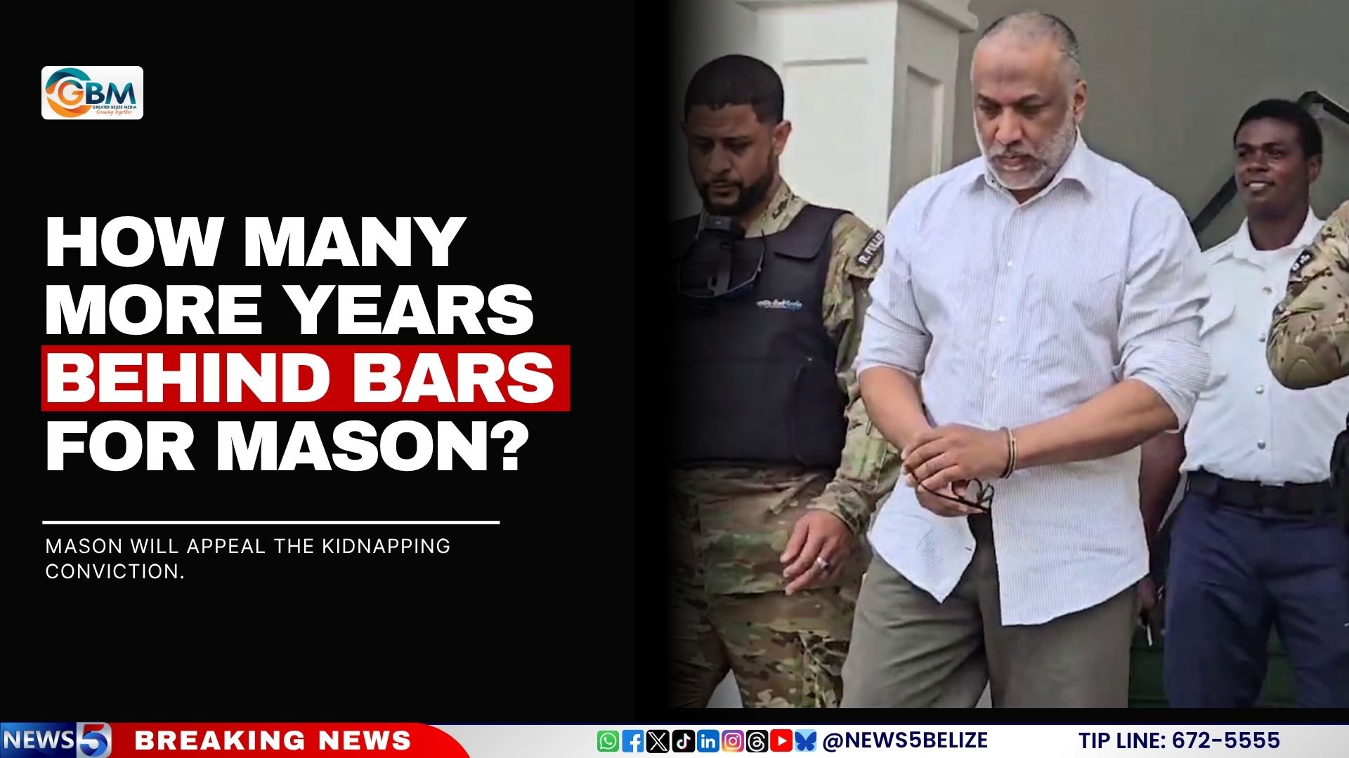 How Many More Years Behind Bars for Mason?