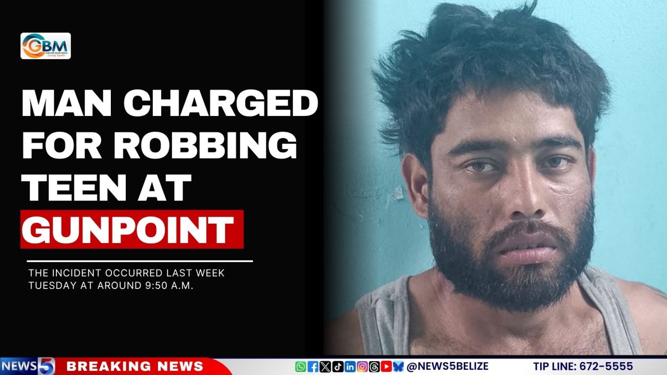 Belize City Man Charged for Robbing Teen at Gunpoint