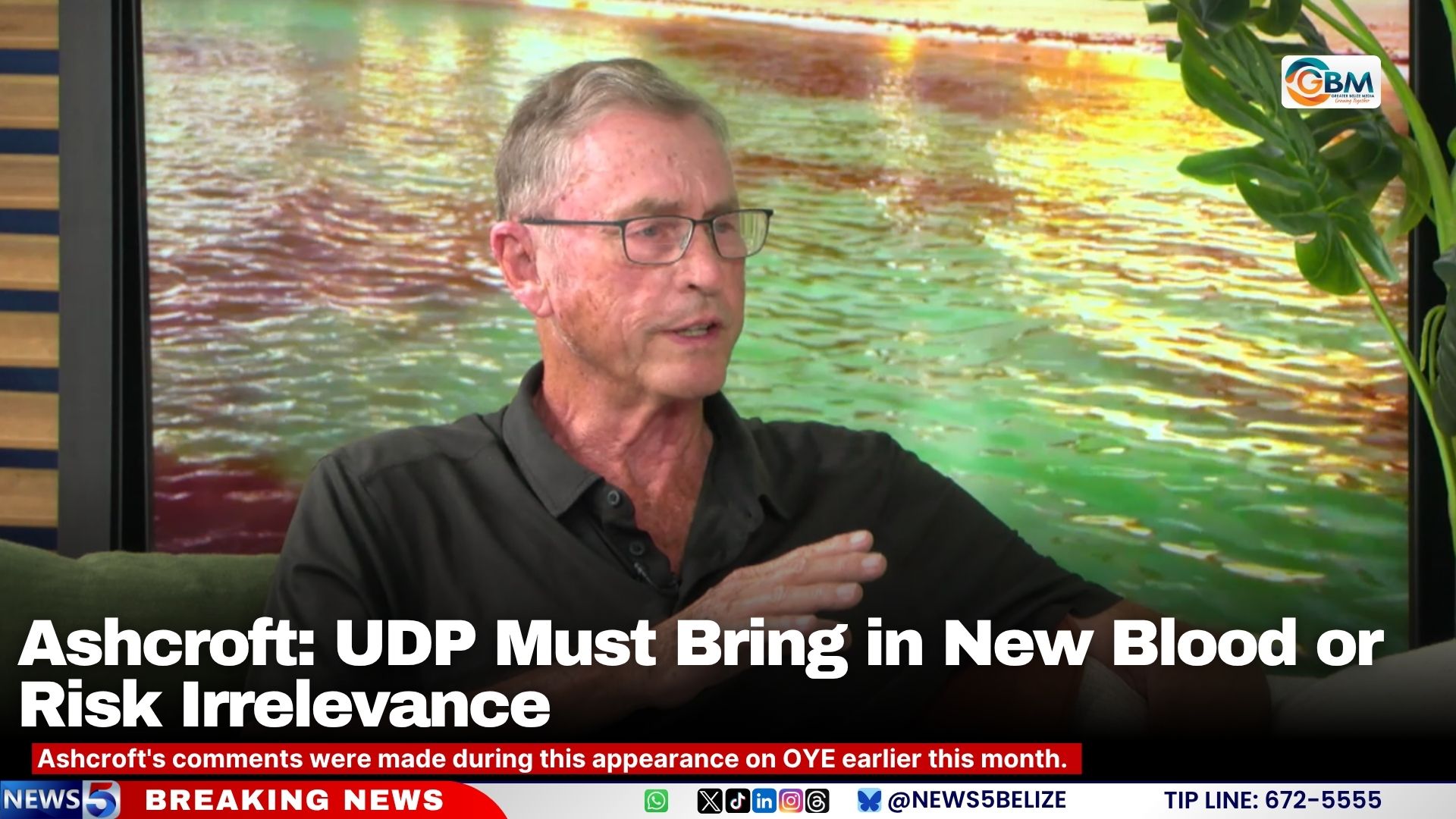 Ashcroft: UDP Must Bring in New Blood or Risk Irrelevance