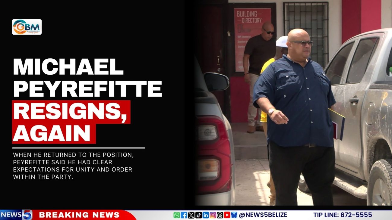 Michael Peyrefitte Resigns, Again