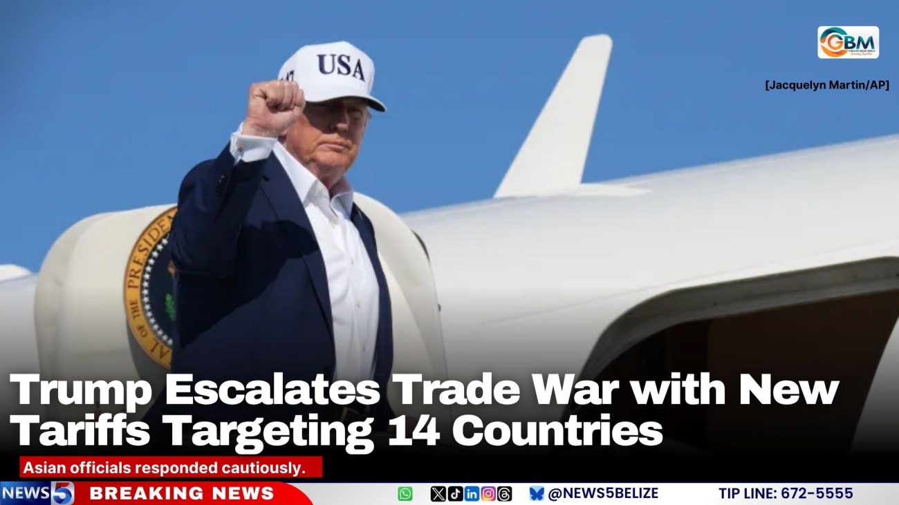 Trump Escalates Trade War with New Tariffs Targeting 14 Countries