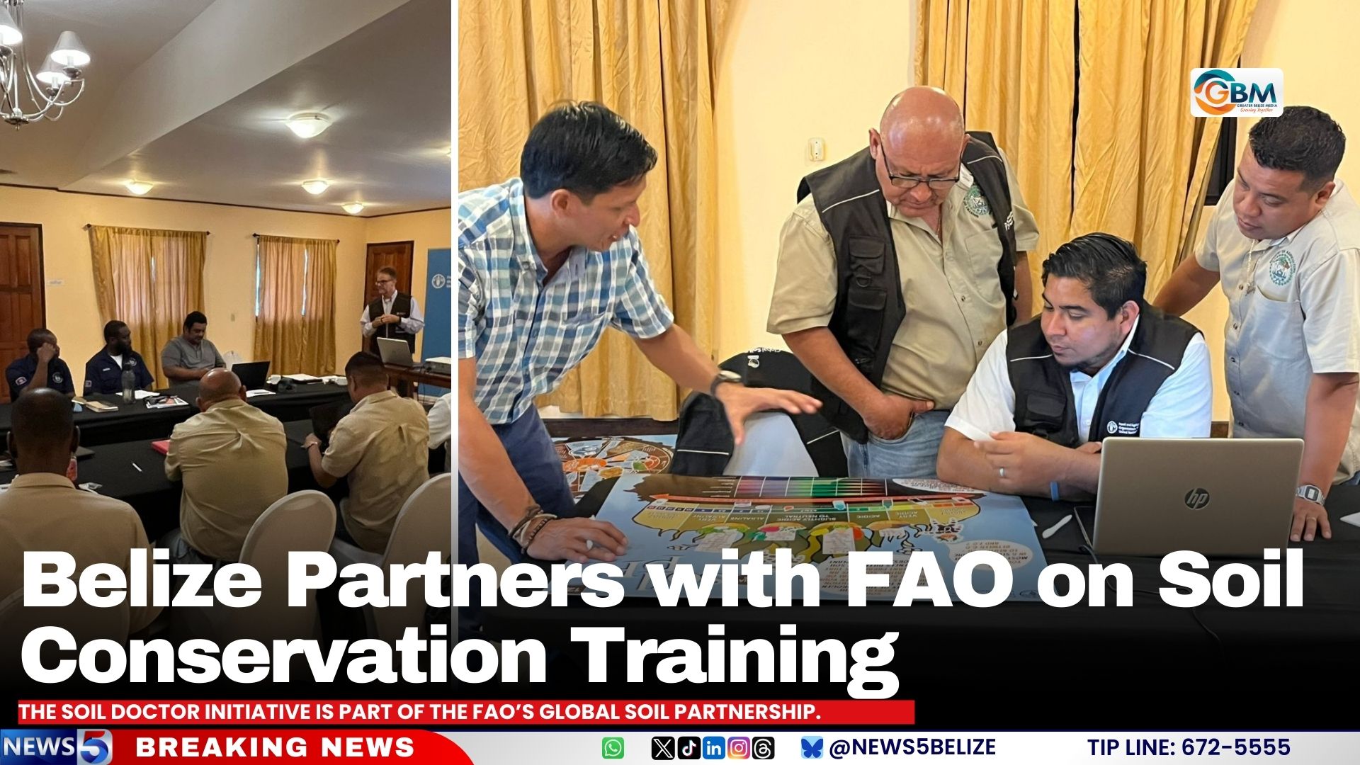 Belize Partners with FAO on Soil Conservation Training