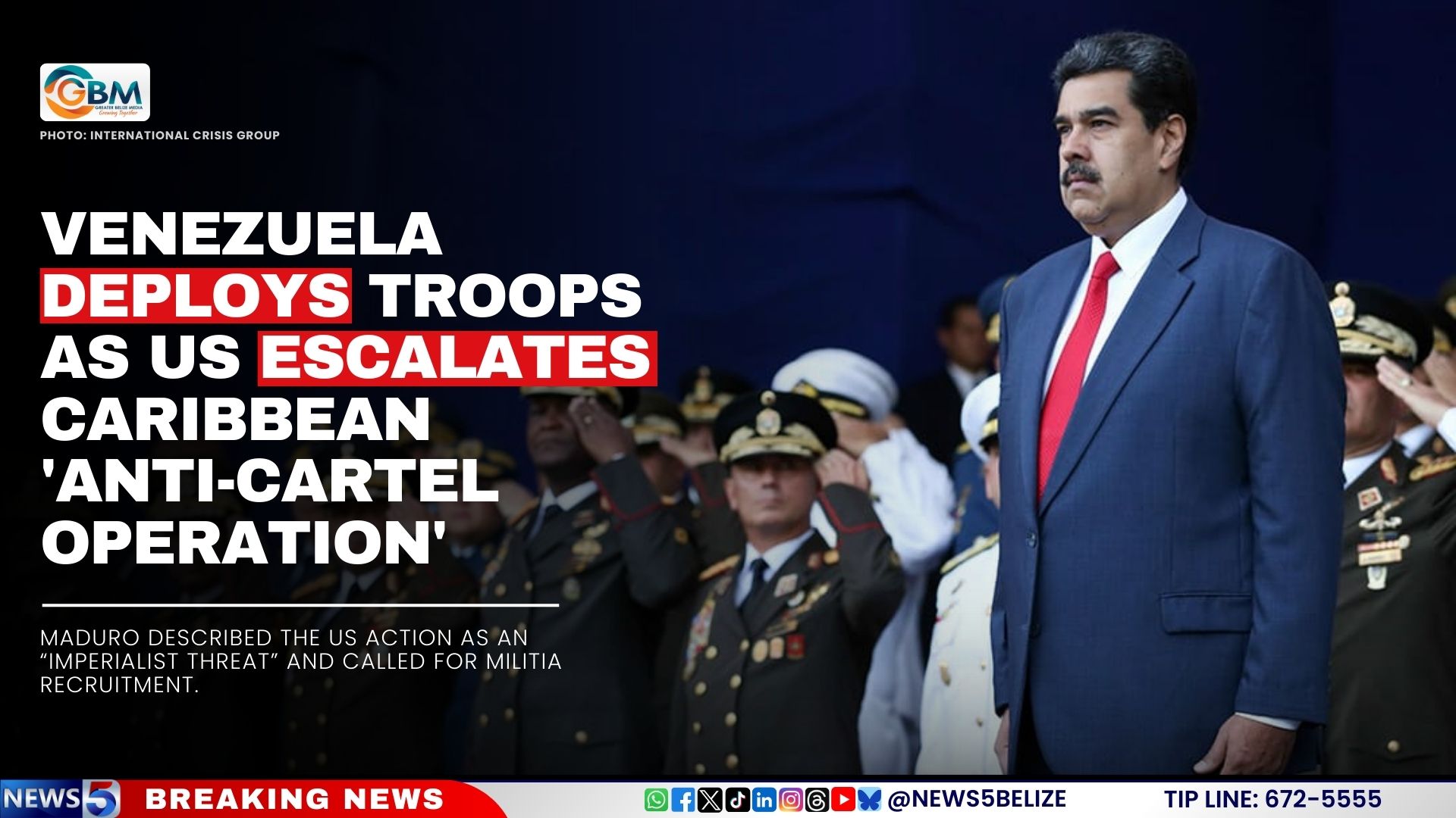 Venezuela Deploys Troops as US Escalates Caribbean 'Anti-Cartel Operation'