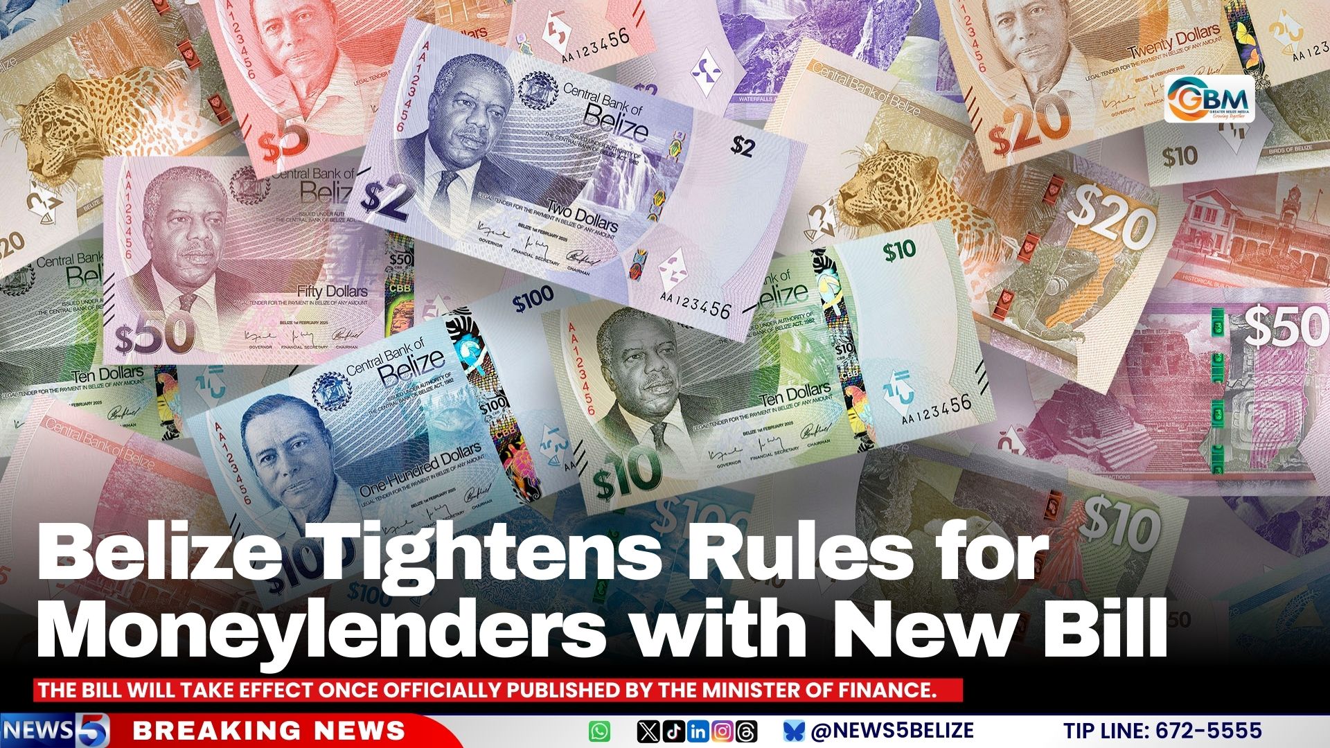 Belize Tightens Rules for Moneylenders with New Bill