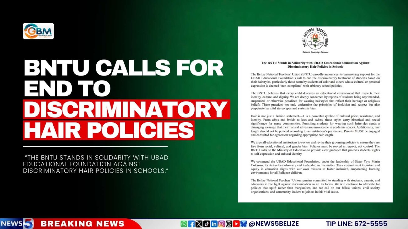 BNTU Calls for End to Discriminatory Hair Policies