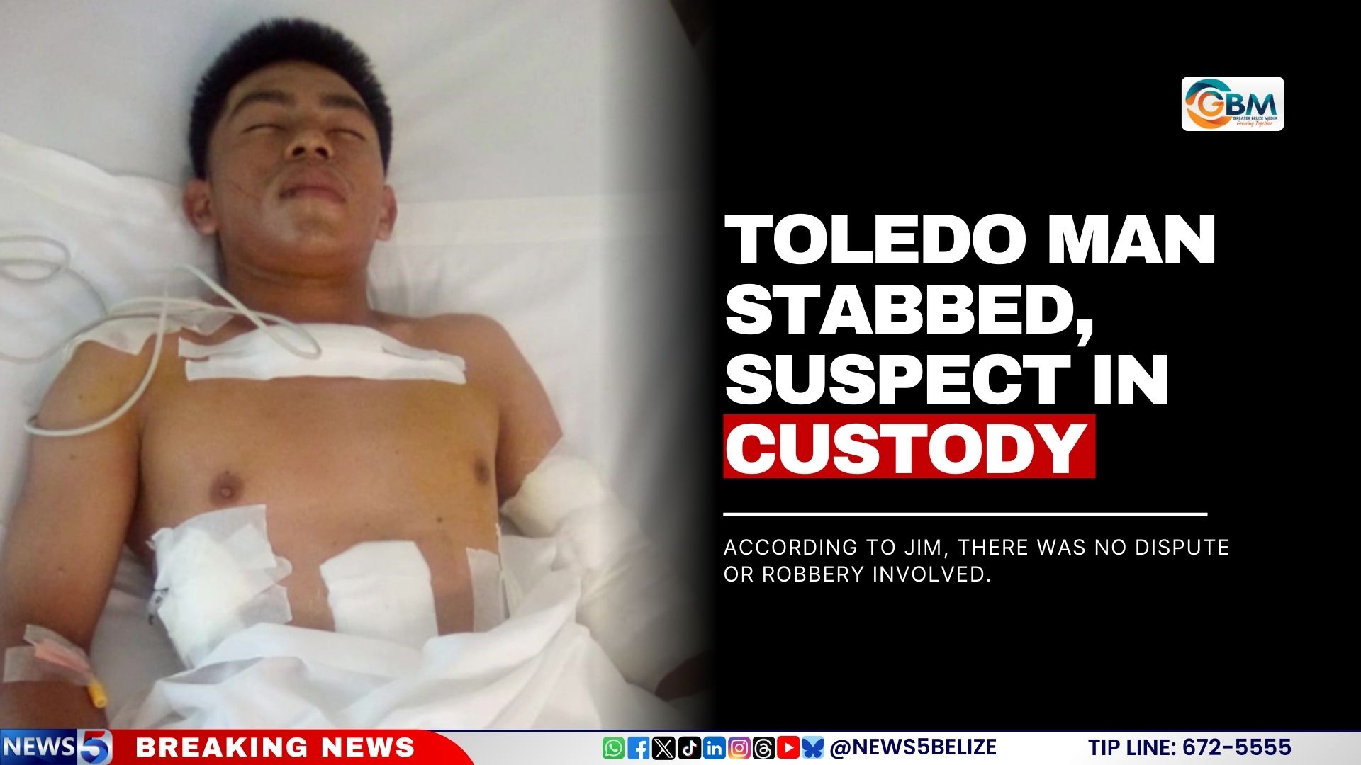 Toledo Man Stabbed, Suspect in Custody