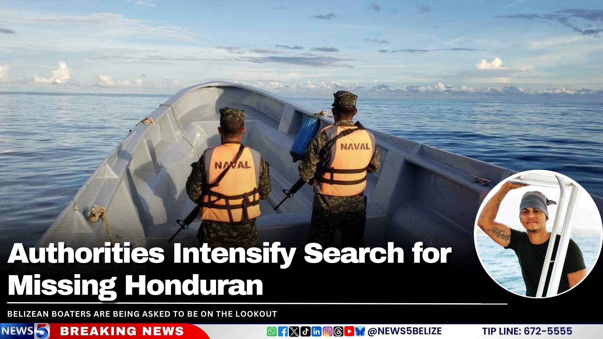Authorities Intensify Search for Missing Honduran
