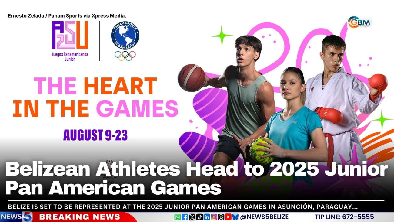 Belizean Athletes Head to 2025 Junior Pan American Games
