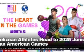 Belizean Athletes Head to 2025 Junior Pan American Games