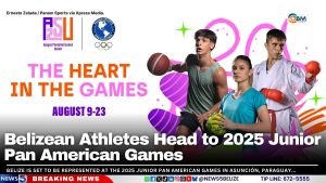Belizean Athletes Head to 2025 Junior Pan American Games