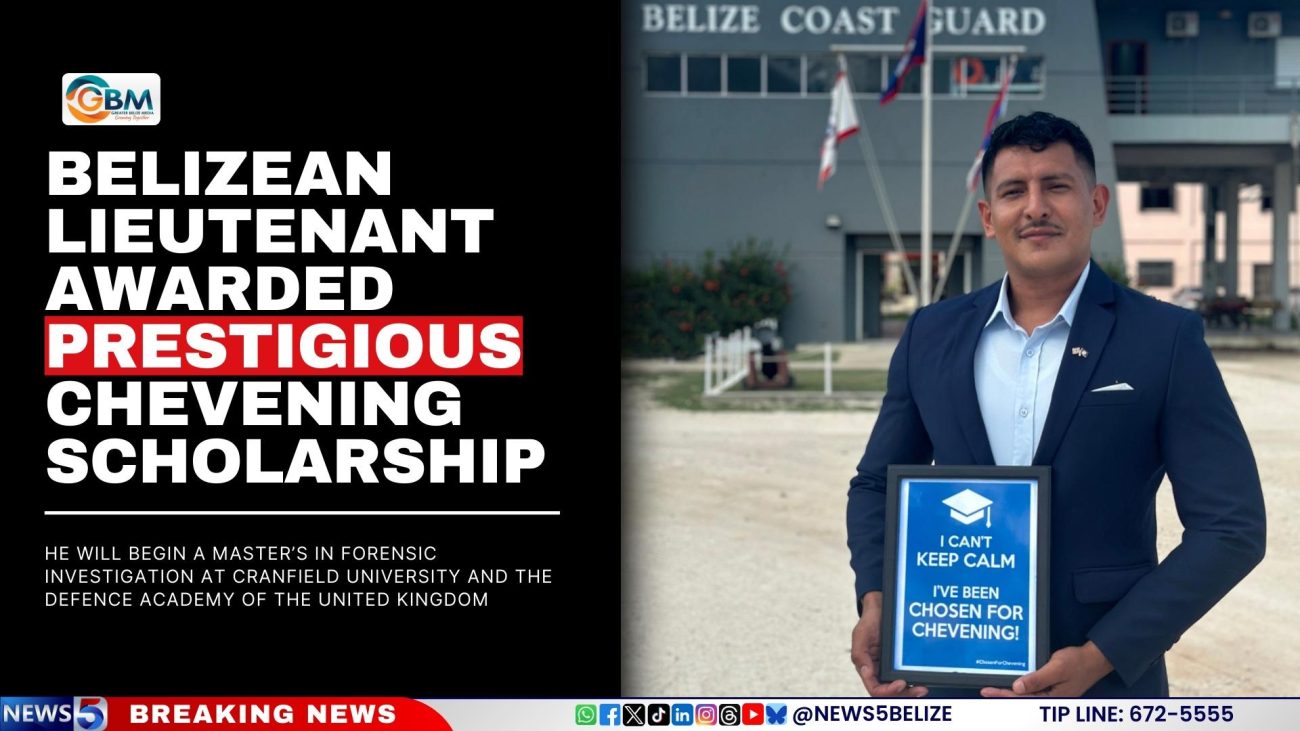 Belizean Lieutenant Awarded Prestigious Chevening Scholarship
