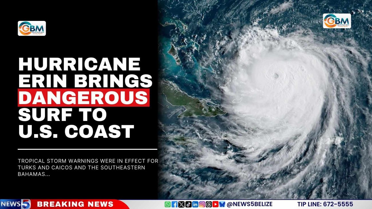 Hurricane Erin Brings Dangerous Surf to U.S. Coast