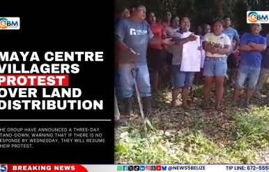 Maya Centre Villagers Protest Over Land Distribution