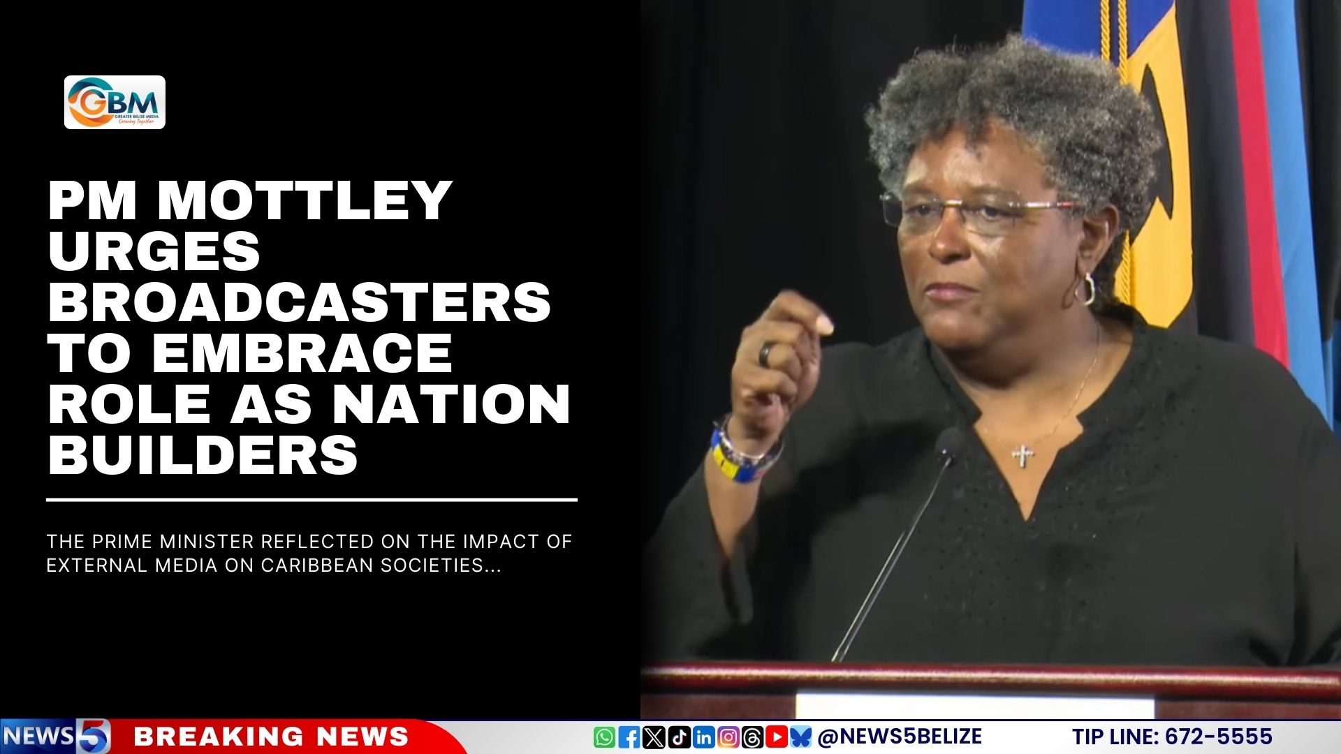 PM Mottley Urges Broadcasters to Embrace Role as Nation Builders