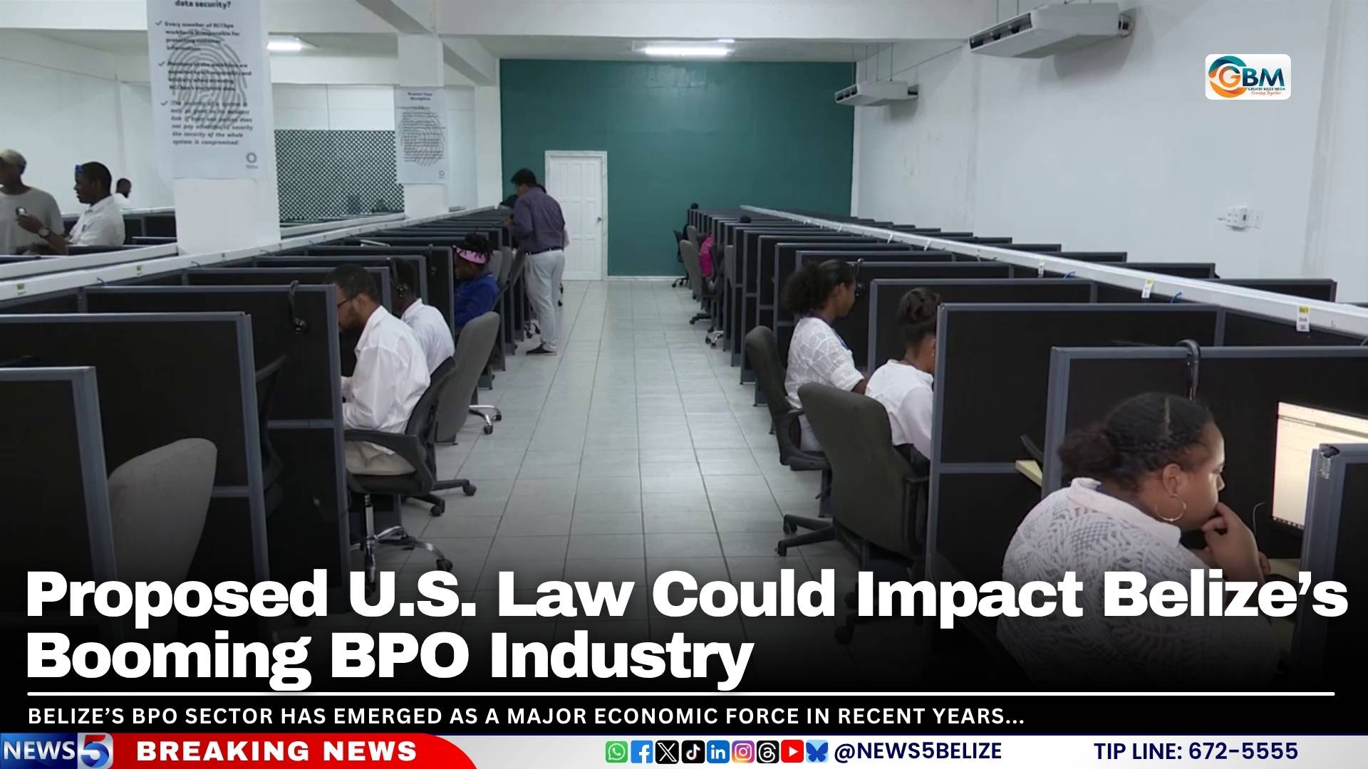 Proposed U.S. Law Could Impact Belize’s Booming BPO Industry