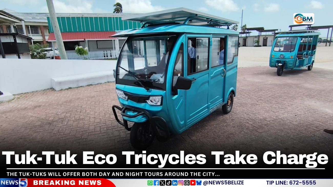 Tuk-Tuk Eco Tricycles Take Charge in Belize City