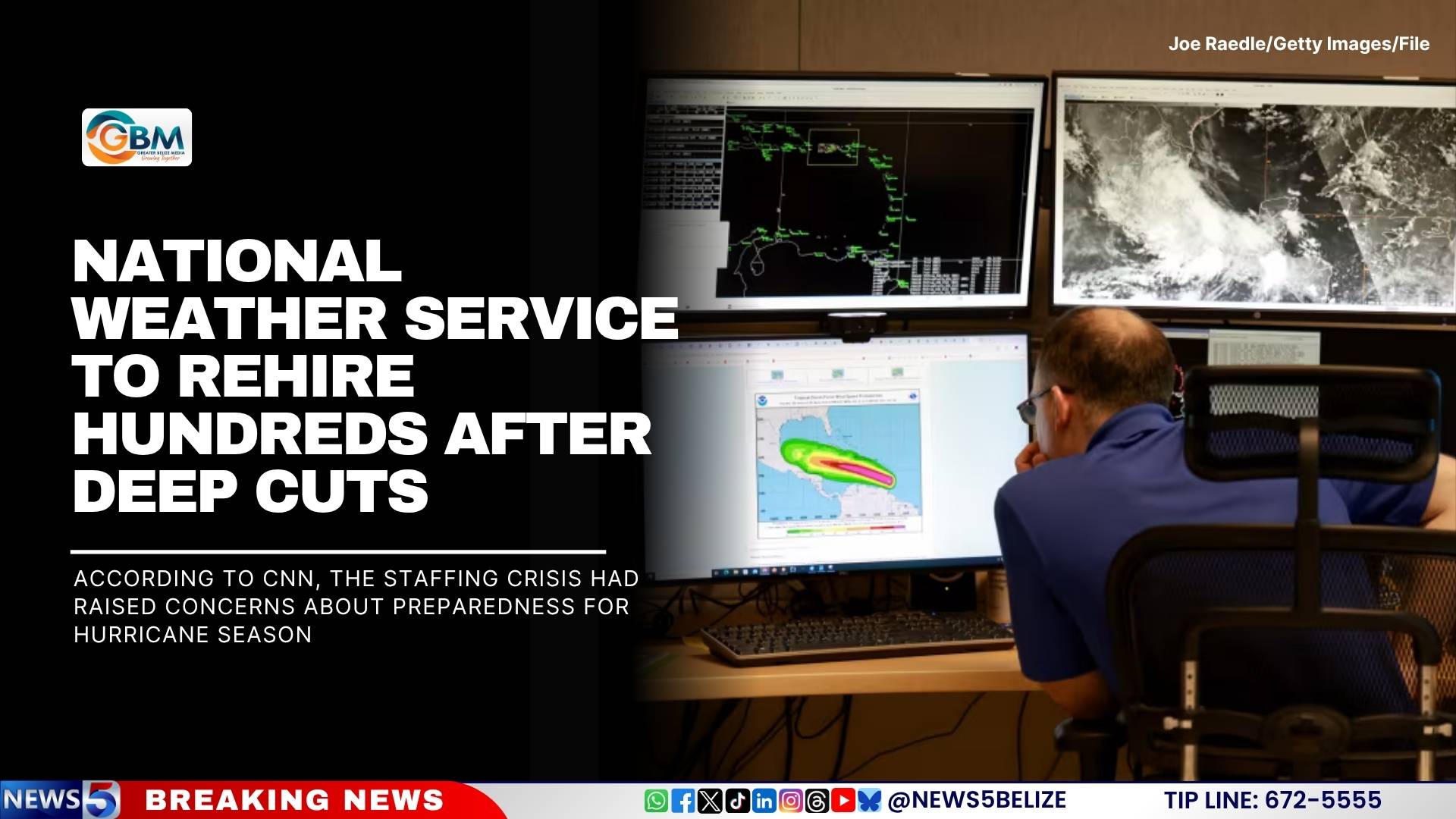 National Weather Service to Rehire Hundreds After Deep Cuts