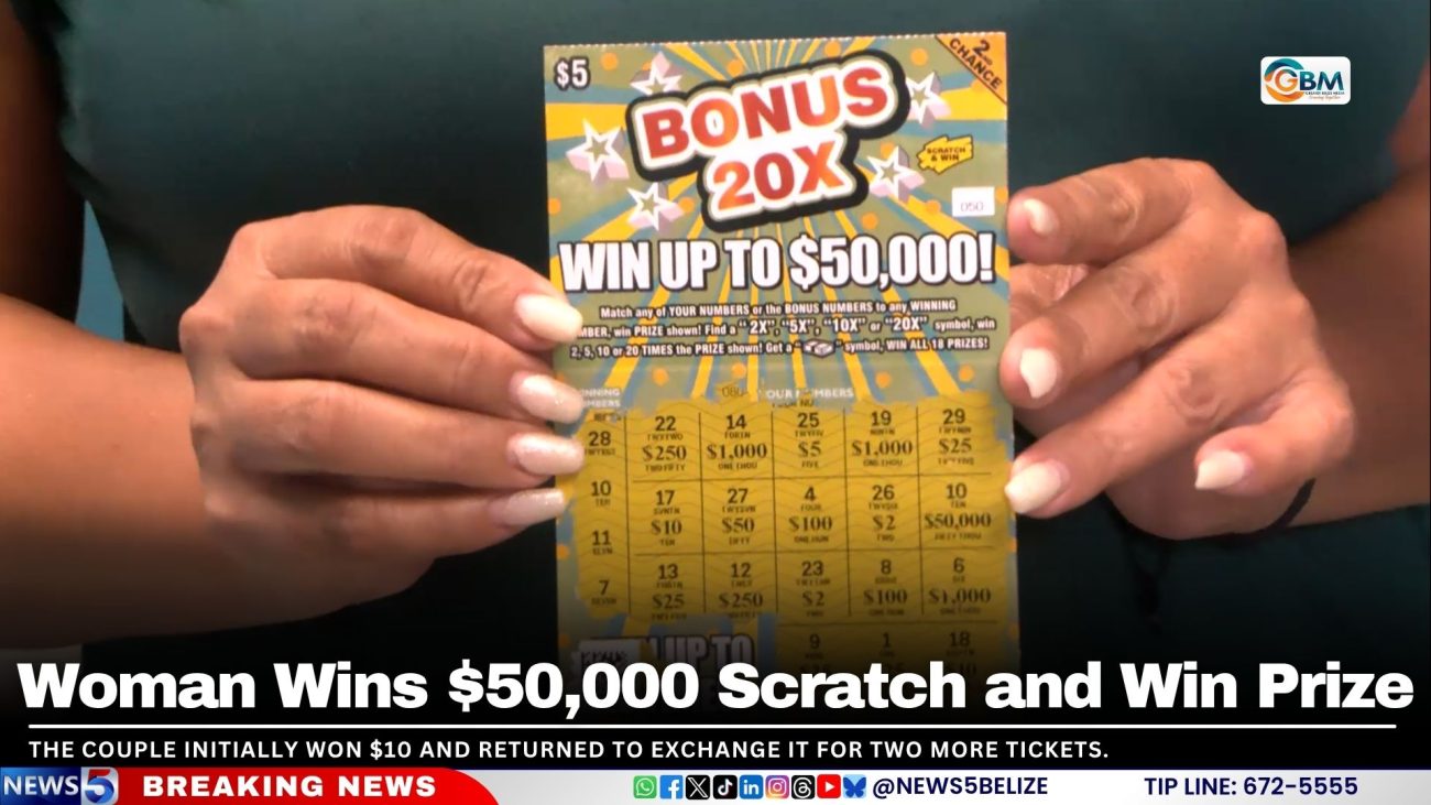 Woman Wins $50,000 Scratch and Win Prize