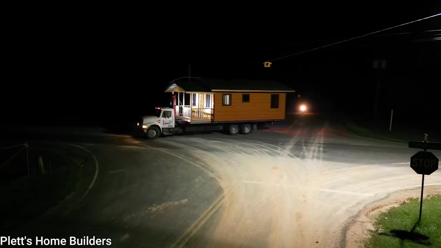 Transporte de casas solo será de noche