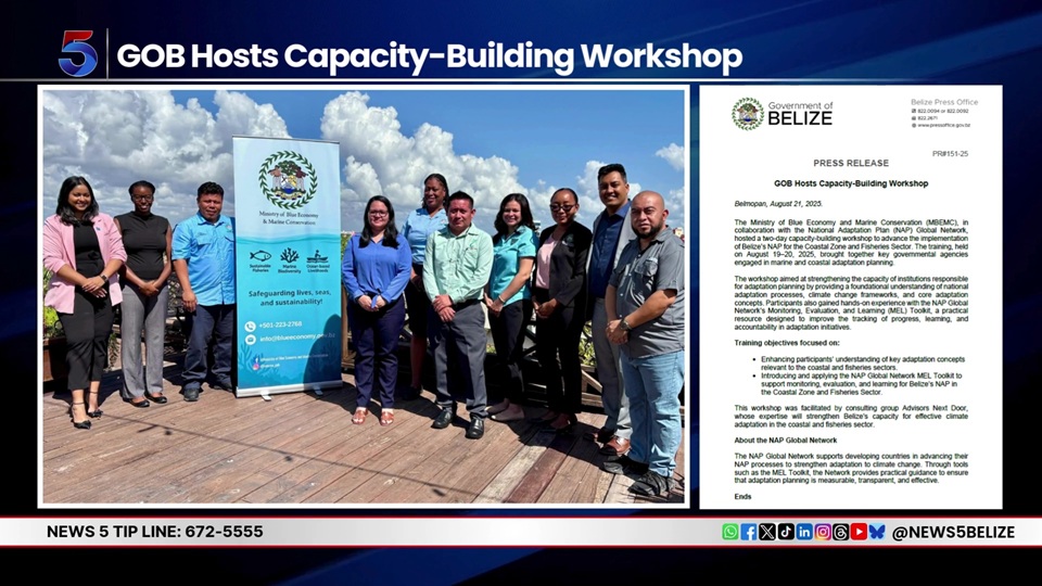 Coastal Communities Get Climate-Smart Tools in Belmopan