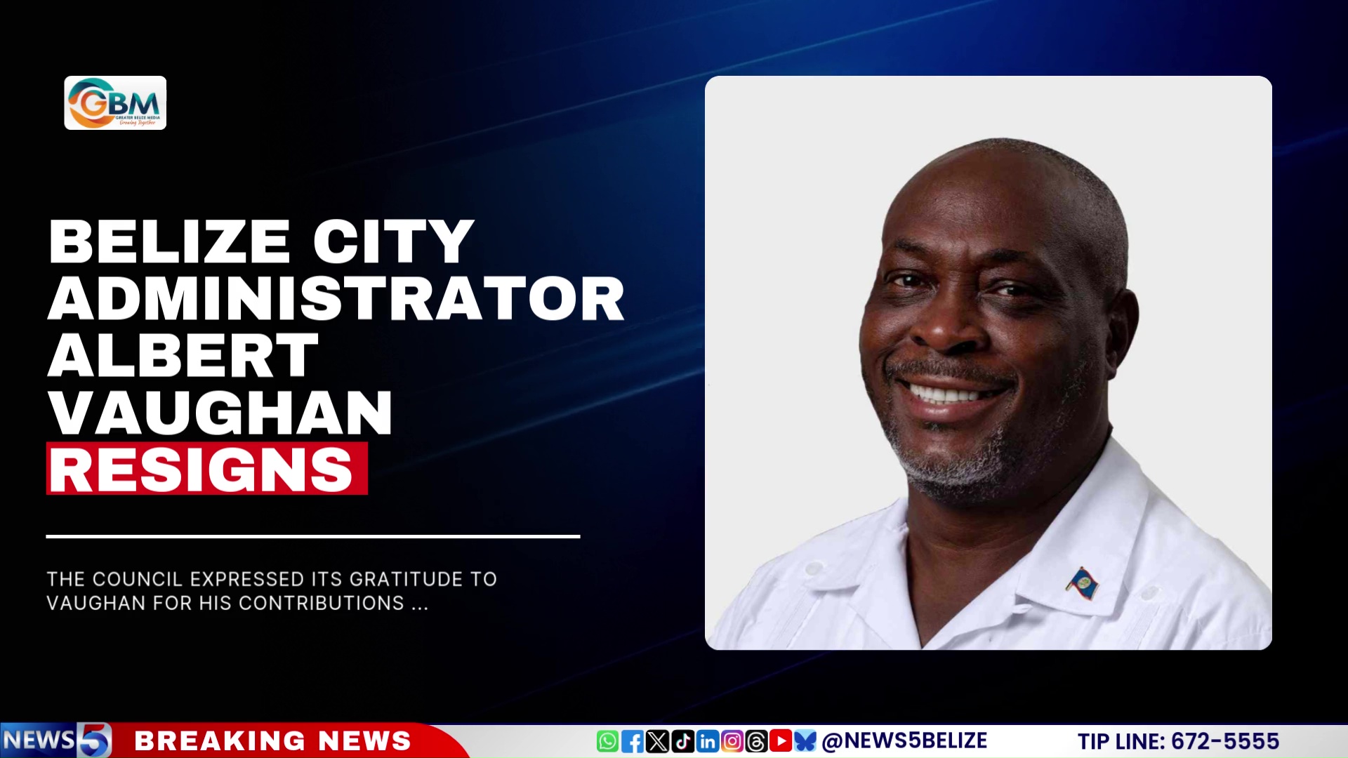 City Administrator Albert Vaughan to Step Down This October