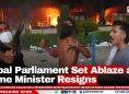 Nepal Parliament Set Ablaze as Prime Minister Resigns